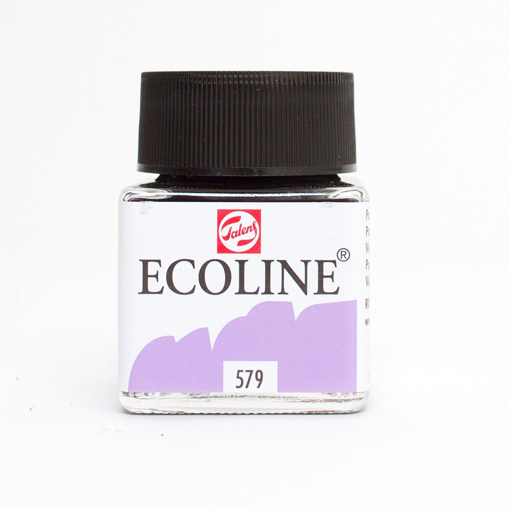 Ecoline, Liquid, Watercolor, 30ml, Jar, Pastel Violet